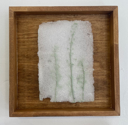 Oregano Small Glass Print