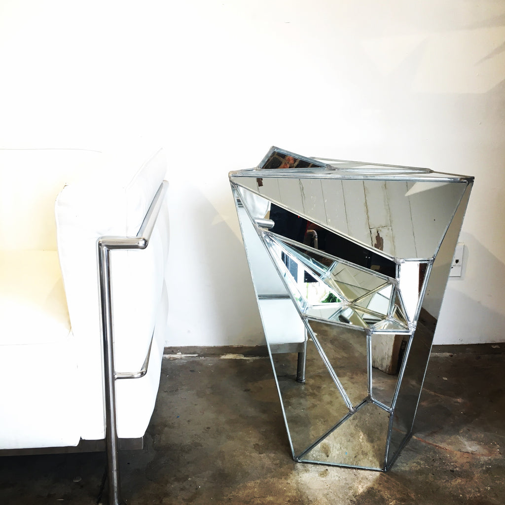 Mirror Side Table