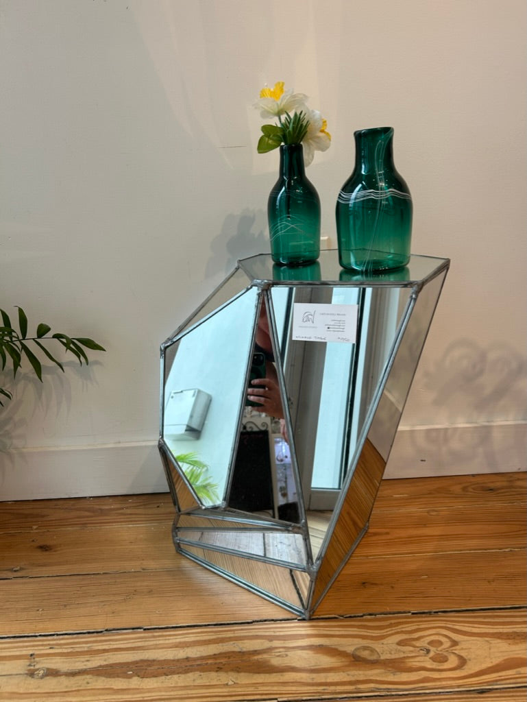 Mirror Side Table