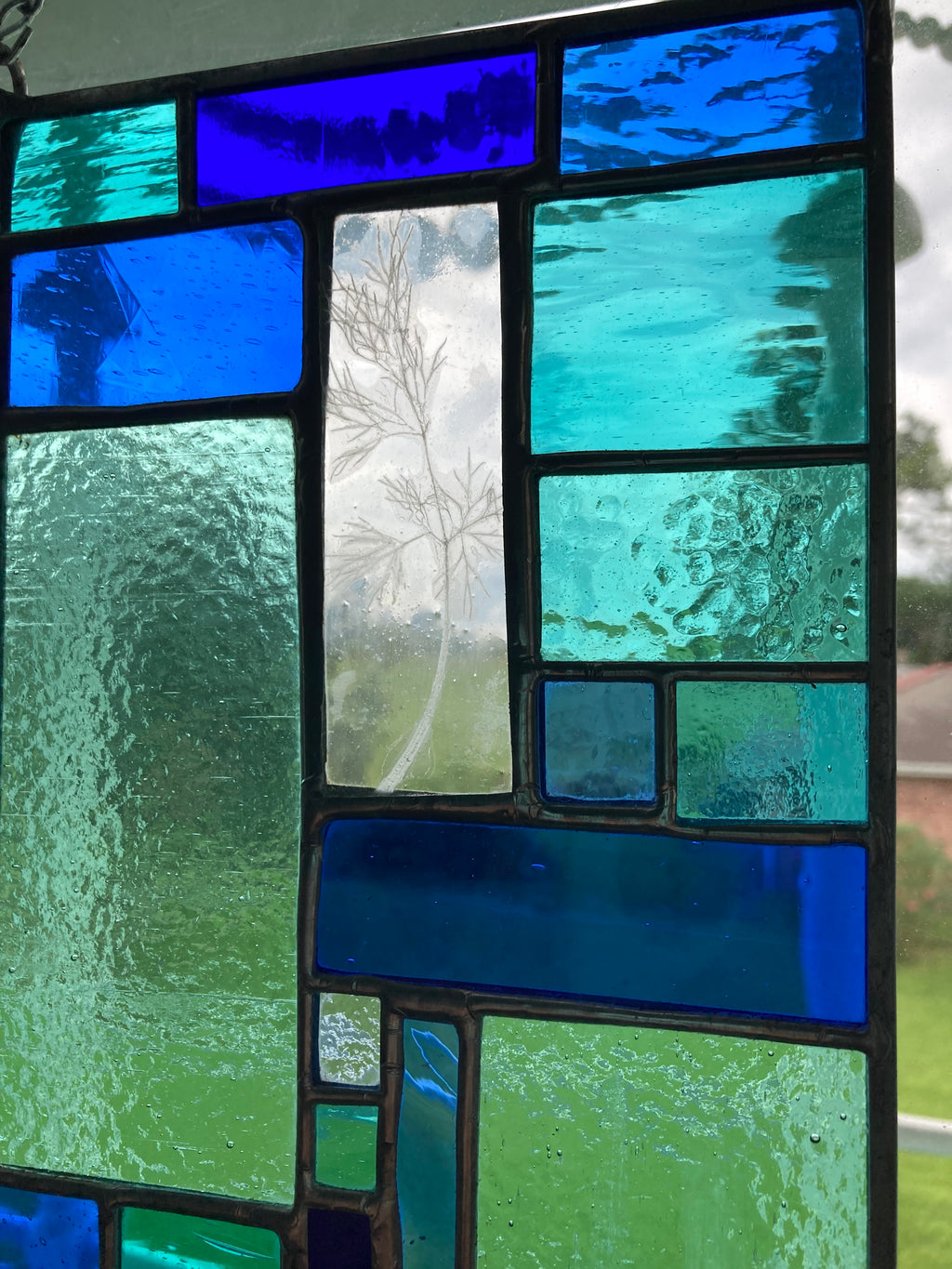 Dill Stained Glass Panel
