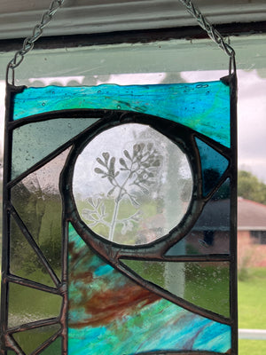 Rue Stained Glass Panel