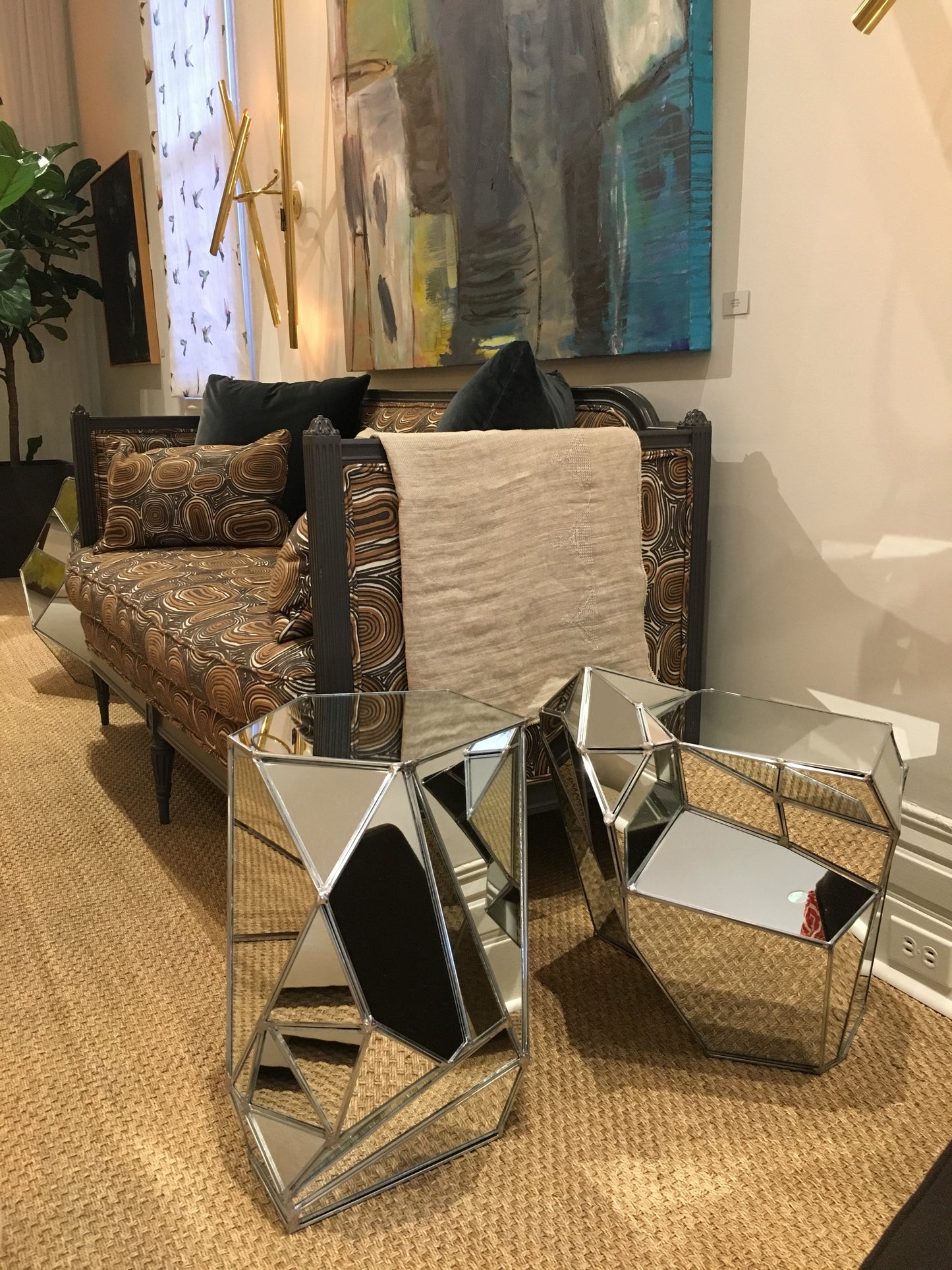 Mirror Side Table Companion