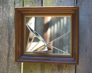 Small Swoop Sculptural Wall Mirror