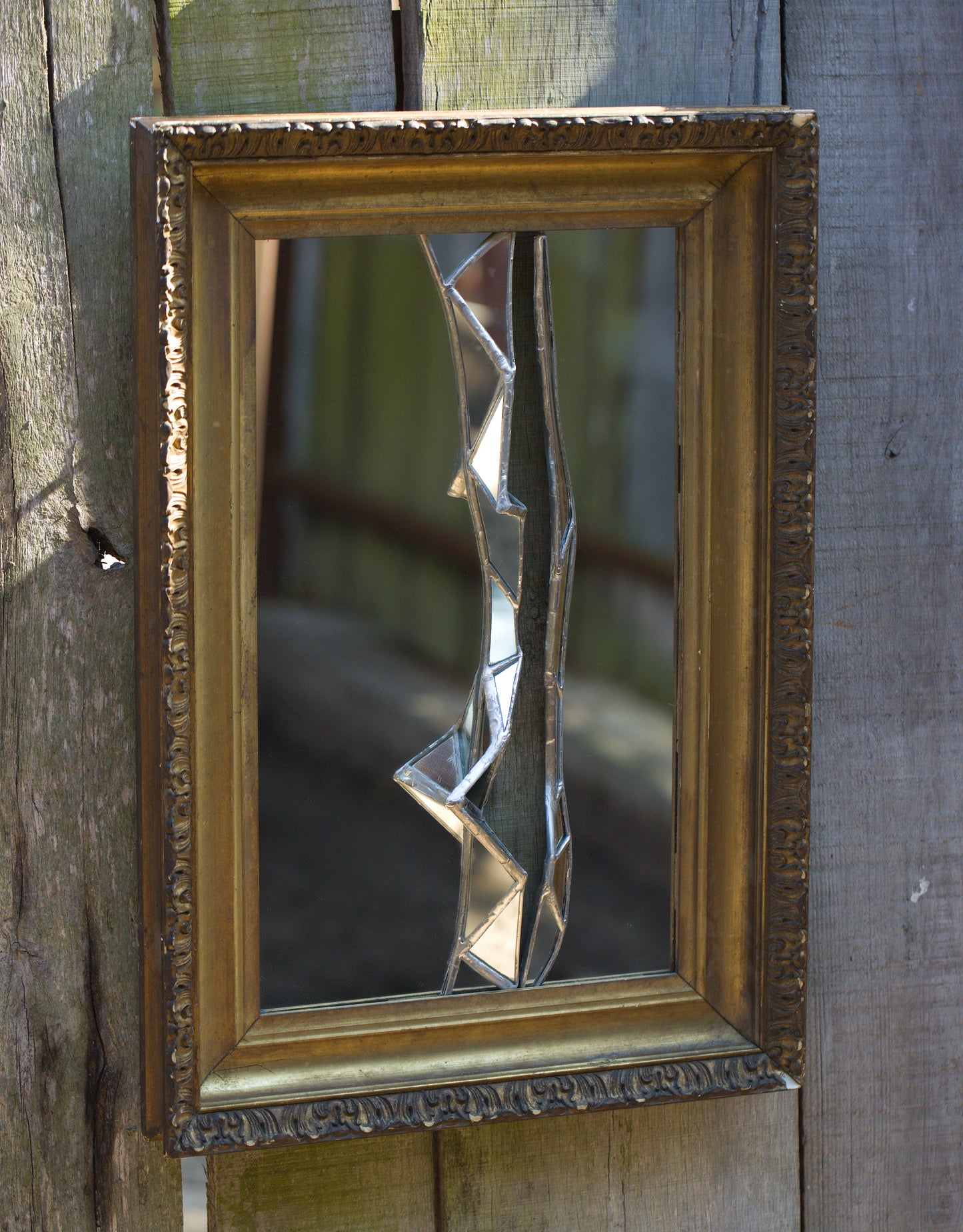 Tear/ rent Sculptural Wall Mirror
