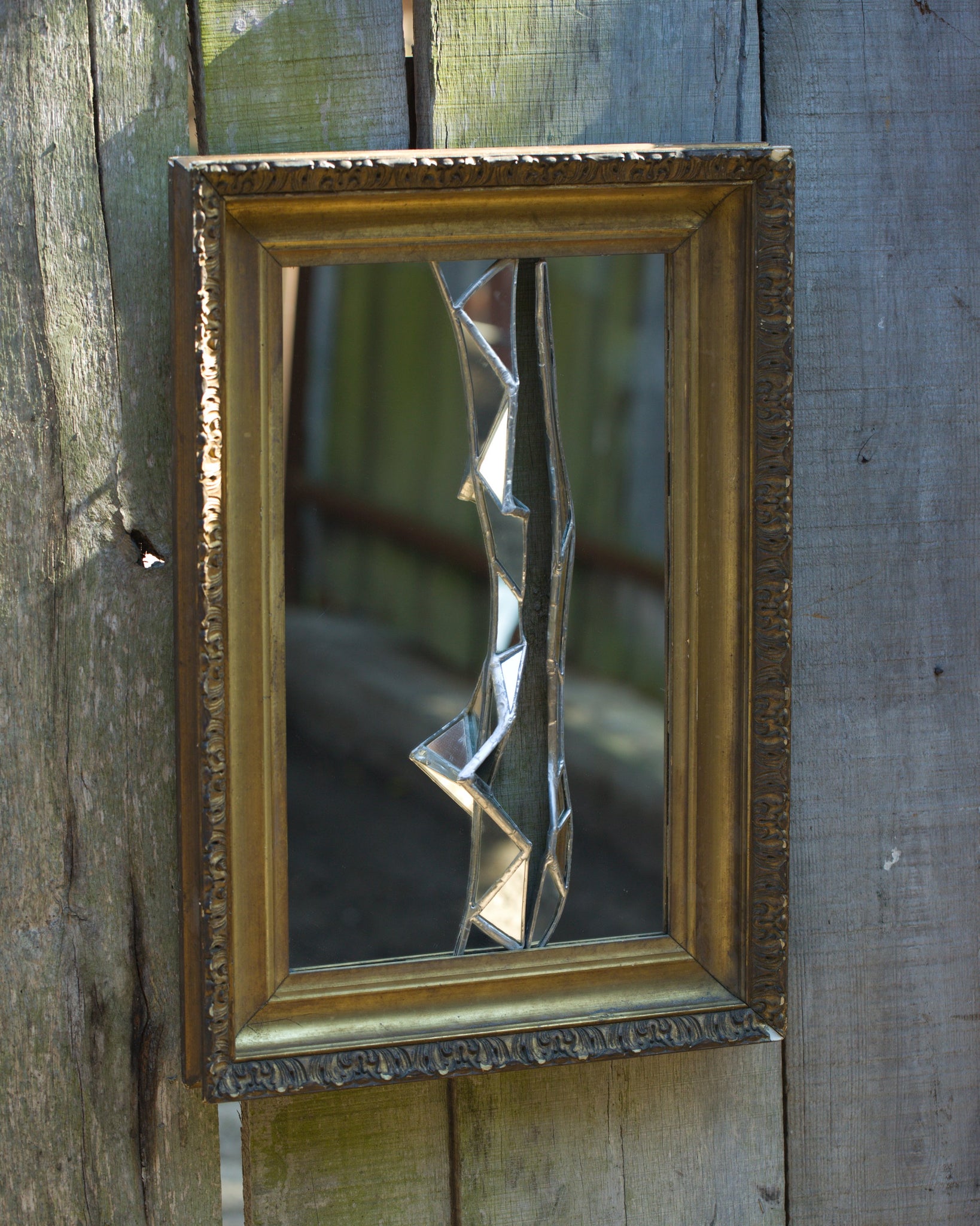 Tear/ rent Sculptural Wall Mirror