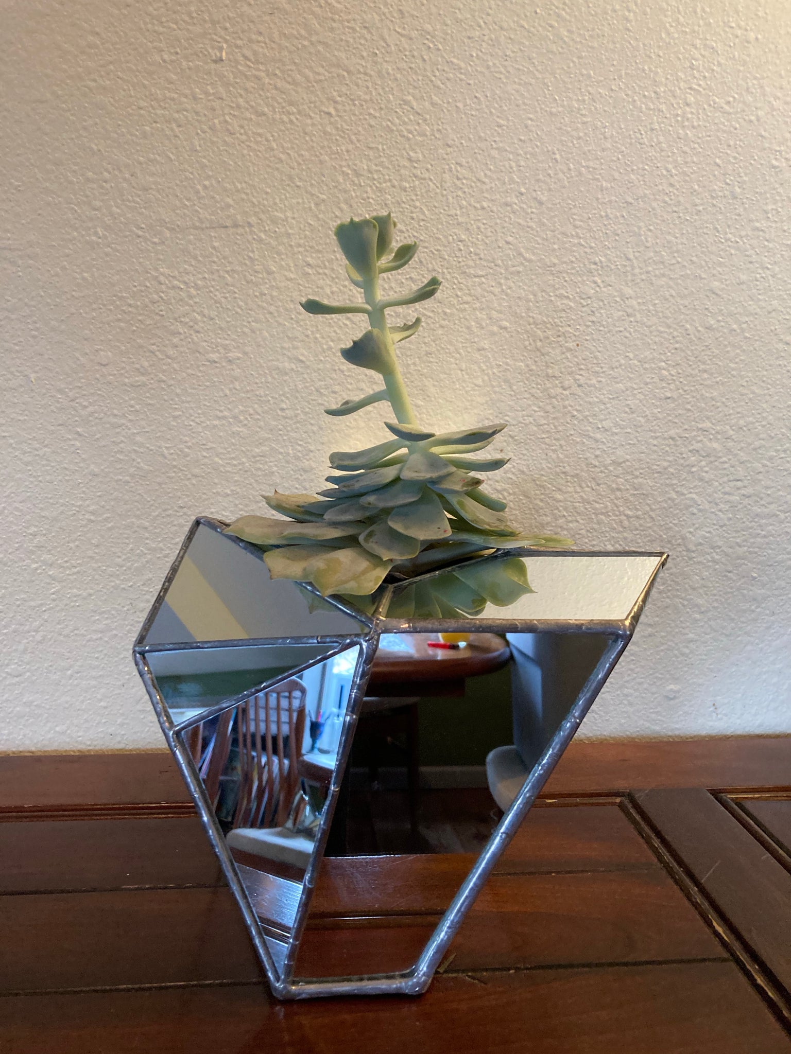 Sculptural Mirror Vase #4